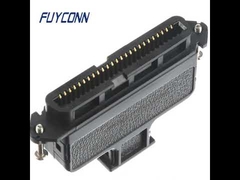 180 डिग्री प्लास्टिक कवर एम्प टेल्को चैंप डॉकिंग कनेक्टर, 50pos आईडीसी महिला सेंट्रोनिक कनेक्टर