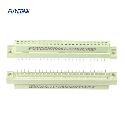 Straight PCB 50 pin DIN41612 Connector 2*25P 50pin PCB Vertical Female Eurocard Connector