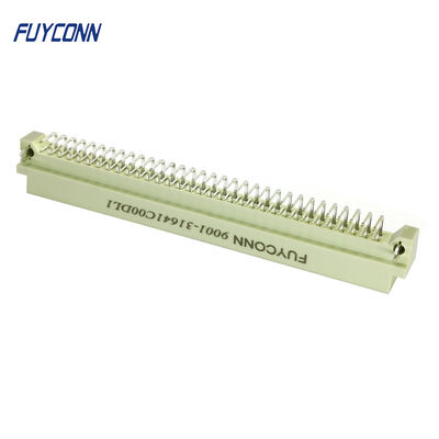 Harting P/N 09 02 364 6921 को प्रतिस्थापित करें, DIN सिग्नल टाइप B पुरुष Solder Angle w. Clip 64-Pole