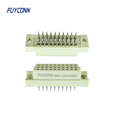 सोल्डरलेस पिन महिला यूरोकार्ड कनेक्टर 3 पंक्तियाँ 3x10pin 20pin 30pin