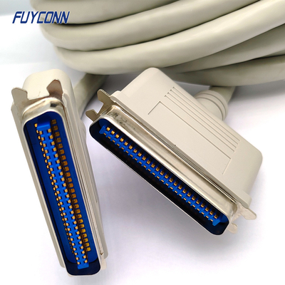 IEEE-1284 50pin Solder Cup Centronics कनेक्टर समानांतर प्रिंटर केबल CN50 से CN50