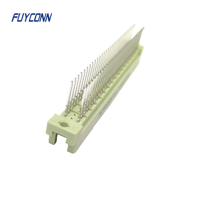 पुरुष Solderless 2*32P 13mm 64pin DIN 41612 कनेक्टर 2.54mm कनेक्टर विनिर्माण