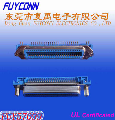 14 24 36 50Pin Centronic Champ PCB DIP टाइप राइट एंगल फीमेल ने बोर्ड लॉक के साथ कनेक्टर को उलट दिया