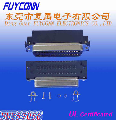 Amphonel 957 100 रास्ता पीसीबी राइट एंगल Centronics कनेक्टर महिला प्रकार 2.16 मिमी पिच
