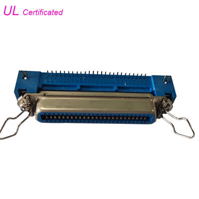 Centronic Female 24 Pin Right Angle PCB Connector wiht Spring Latches and Board Lock