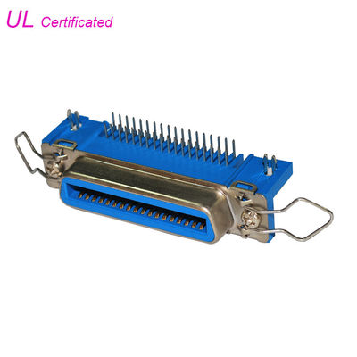Champ Centronics 36 Pin Connector स्प्रिंग लैप के साथ 50pin 24pin 14pin PCB राइट एंगल कनेक्टर