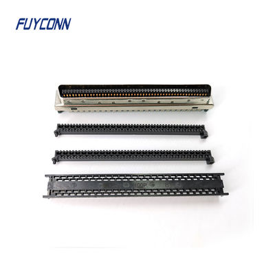 1.27mm पिच MDR IDC क्रिम्पिंग केबल प्रकार पुरुष 100pin SCSI कनेक्टर