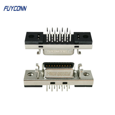 20pin SCSI कनेक्टर 180 डिग्री PCB स्ट्रेट माउंट फीमेल सर्वो कनेक्टर