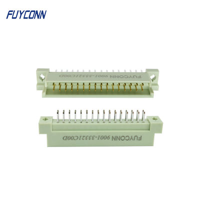 2 पंक्तियाँ 2*16P 32Pin पुरुष PCB कनेक्टर वर्टिकल PCB यूरोकार्ड DIN41612 कनेक्टर
