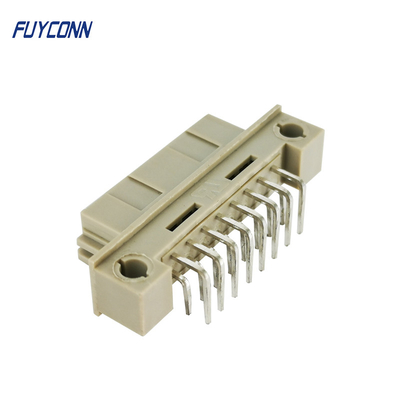 पुरुष प्लग यूरोकार्ड 3 पंक्तियाँ DIN 41612 कनेक्टर 90 डिग्री R/A PCB
