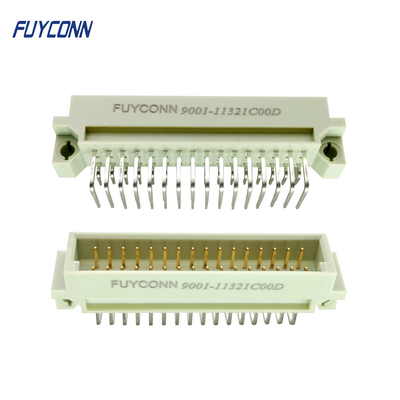 30pin 48pin 96pin 3rows DIN 41612 कनेक्टर पुरुष 90 डिग्री R/A PCB
